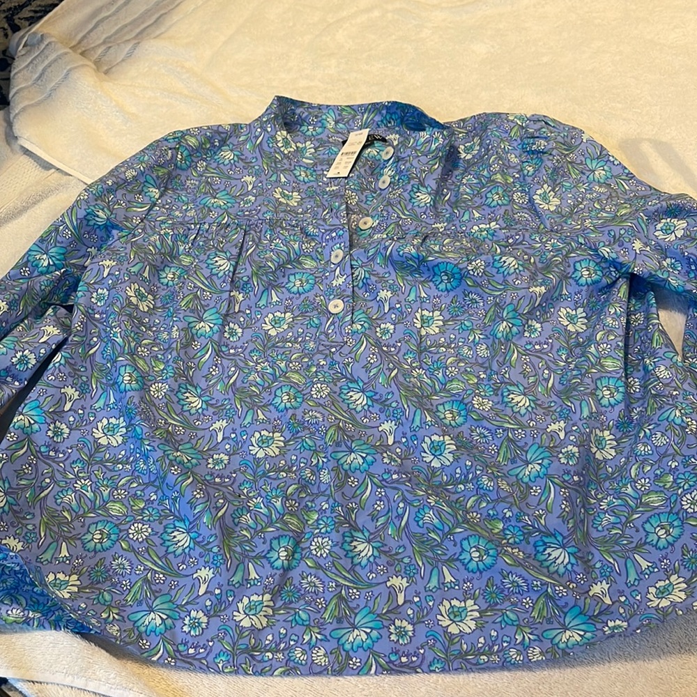 JCrew light weight blouse size xl